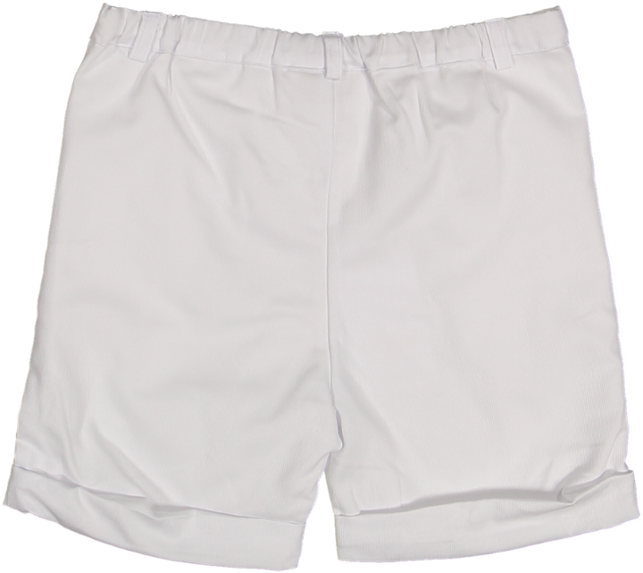 32253-TPQ02 SHORTS,DUNGAREES,TROUSERS - WHITE COTTON PIQUE