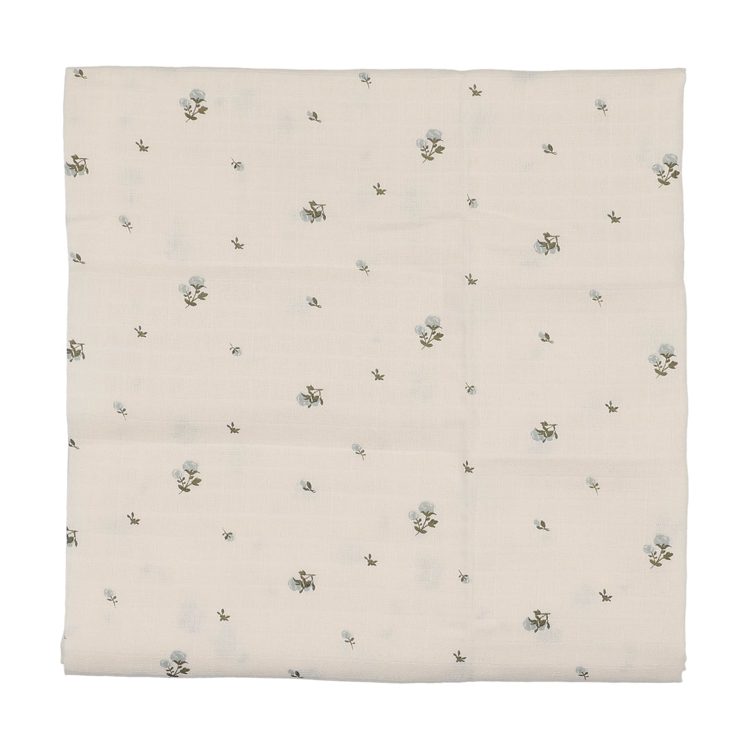 Rosebud Bassinet Sheet-Rosebud Blue