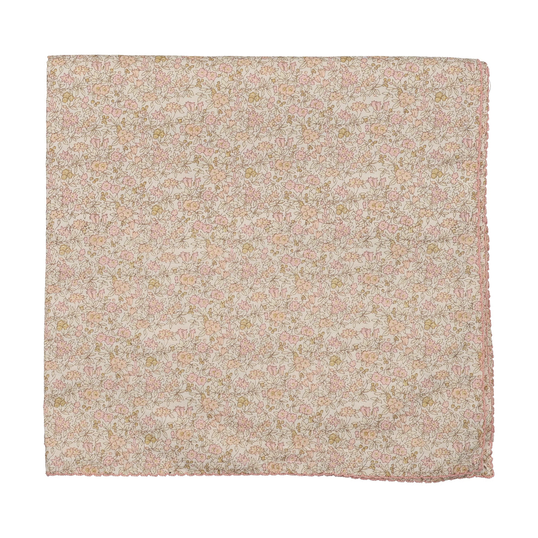 Muslin Swaddle-Cream/Pink
