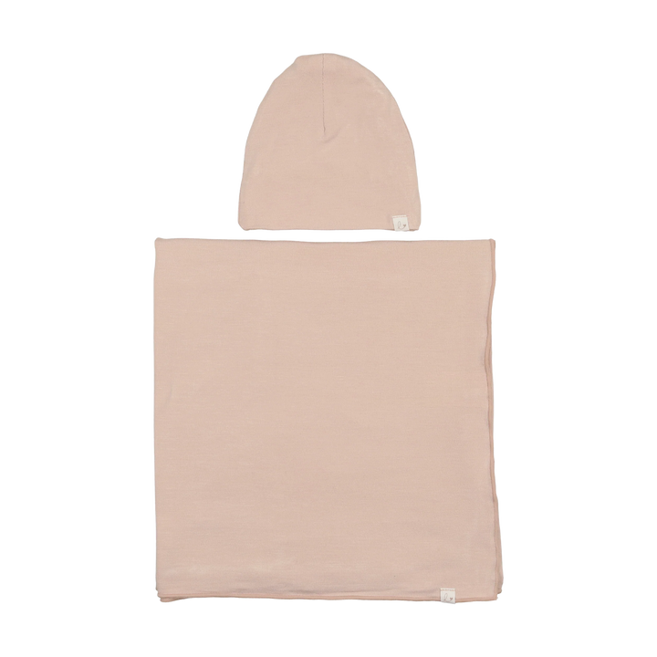 BAMBOO SWADDLE SET-Dusty Pink