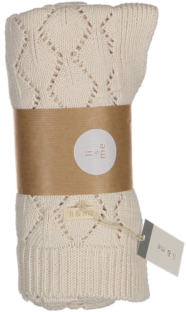 335-PATTI-KNIT BLANKET-Cream