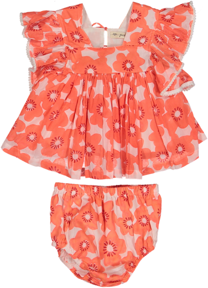 Farren & Me Baby Two Piece Set - Washed Purple Farren & Me Baby Two Piece Set - Washed Purple