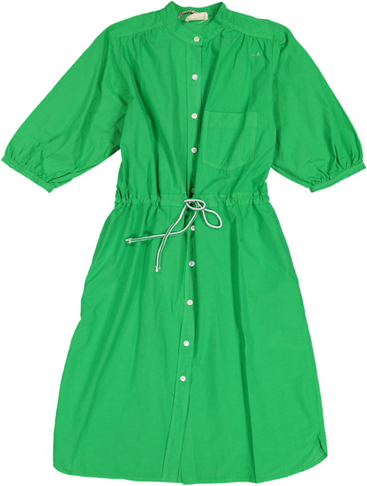 MADRID W UNI WOVEN DRESS GIRLS - 120 GREEN