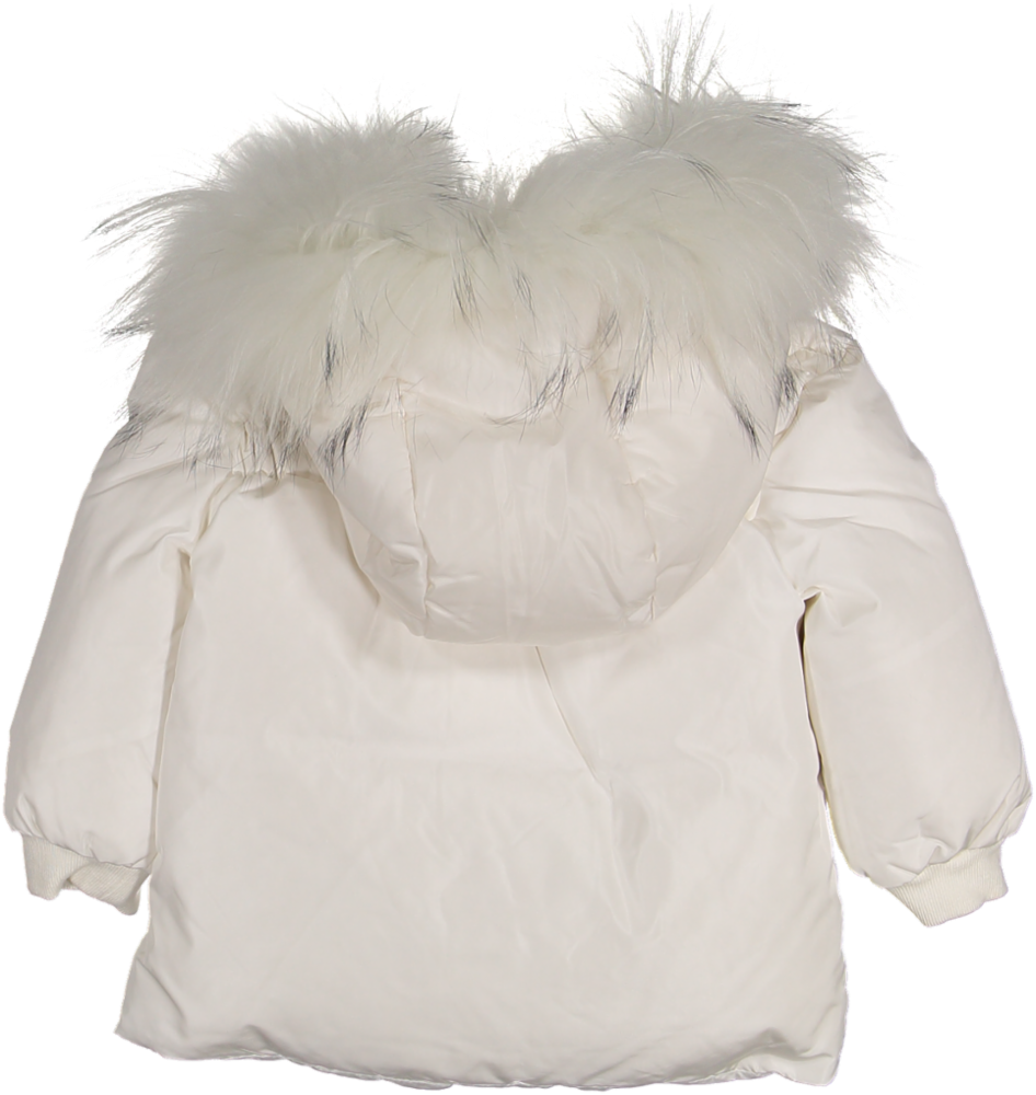 33580-Gathered high waist Jacket-White
