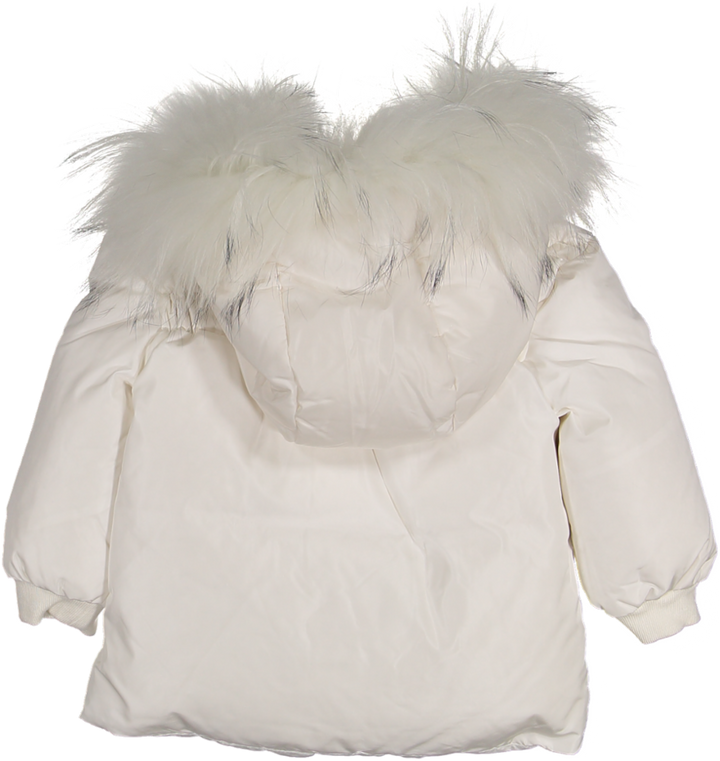 33580-Gathered high waist Jacket-White