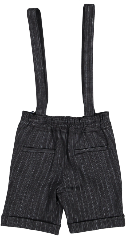 MF1634SBMB-BERMUDA CON BRETELLE-NERO