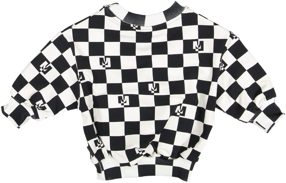 CHECKERED SWEATSHIRT