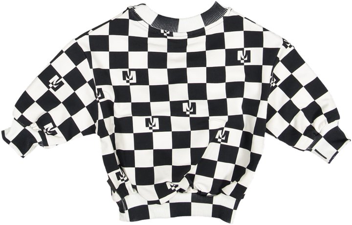 CHECKERED SWEATSHIRT