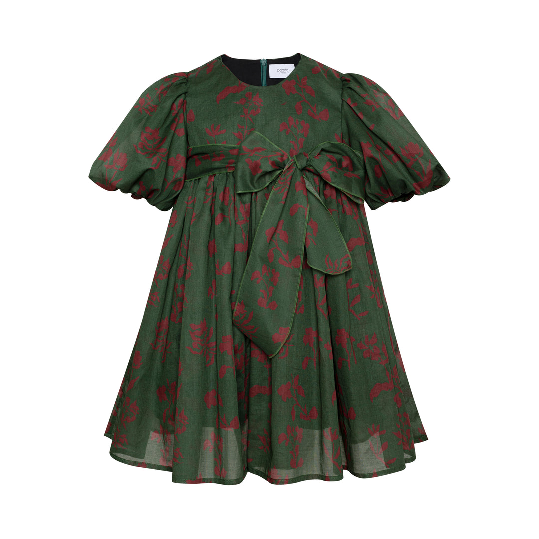 CHIFFON DRESS DALE-Green