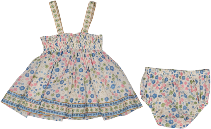 LUNA SET-BLUE WILD FLORAL