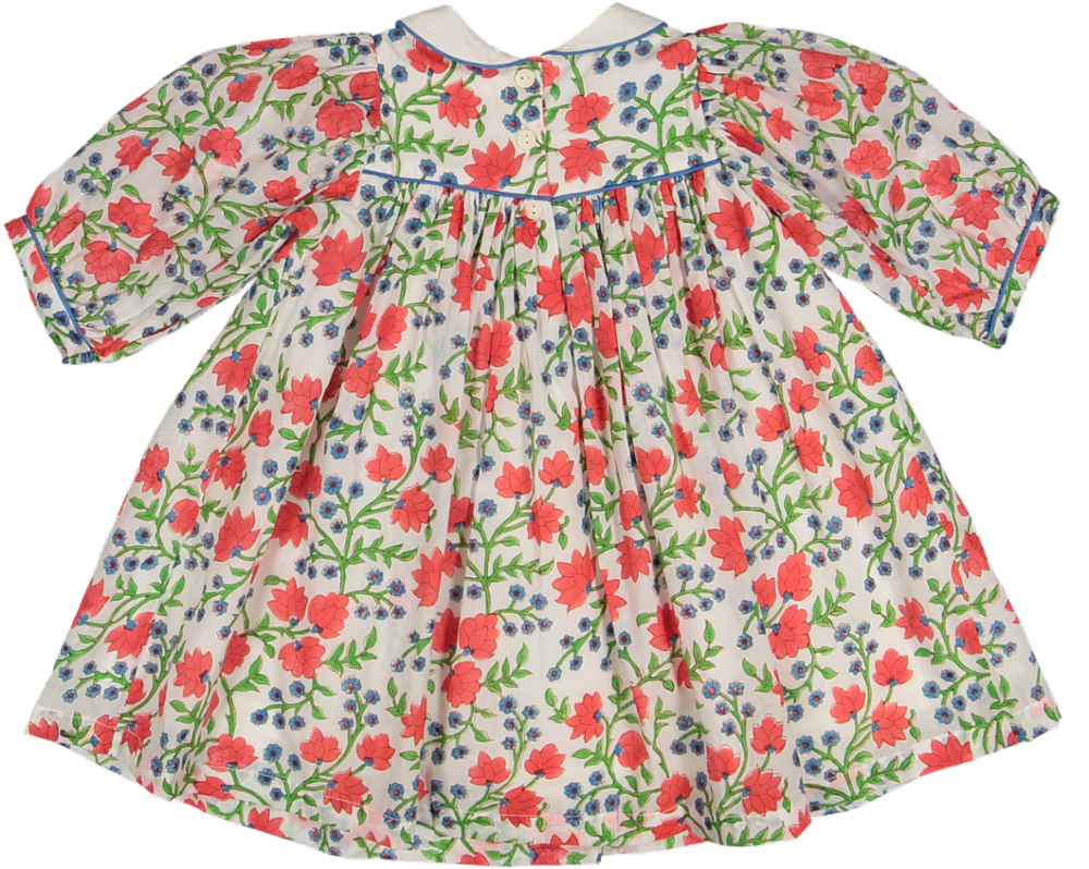 SOLANA DRESS-ORANGE COSMOS