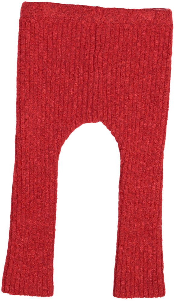 6064-BABY PANTS INUK RIBBED-RED