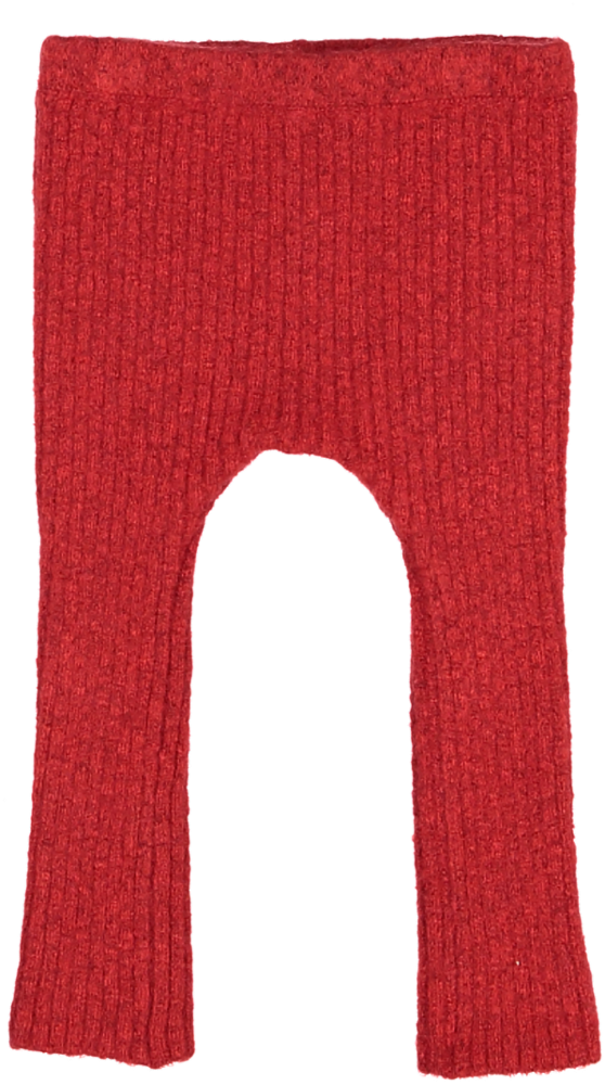6064-BABY PANTS INUK RIBBED-RED