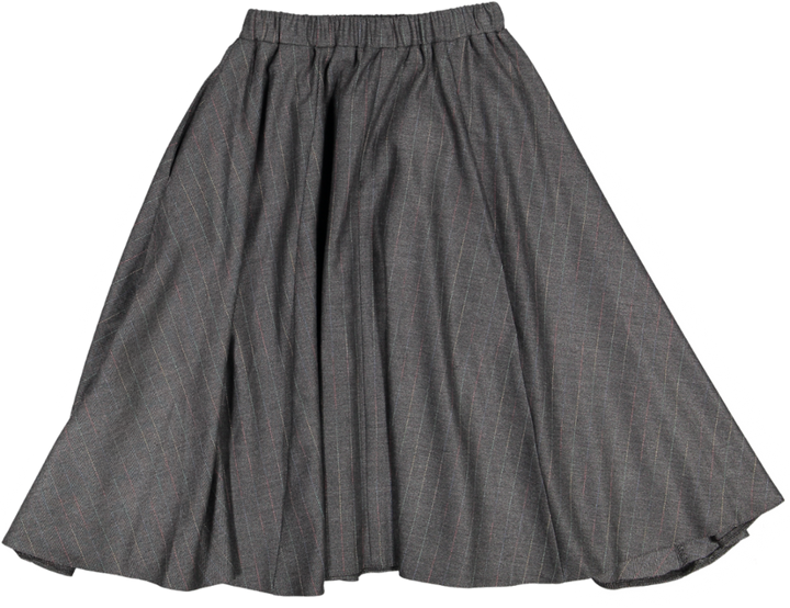 SABLET SKIRT-04-Grey Stripe