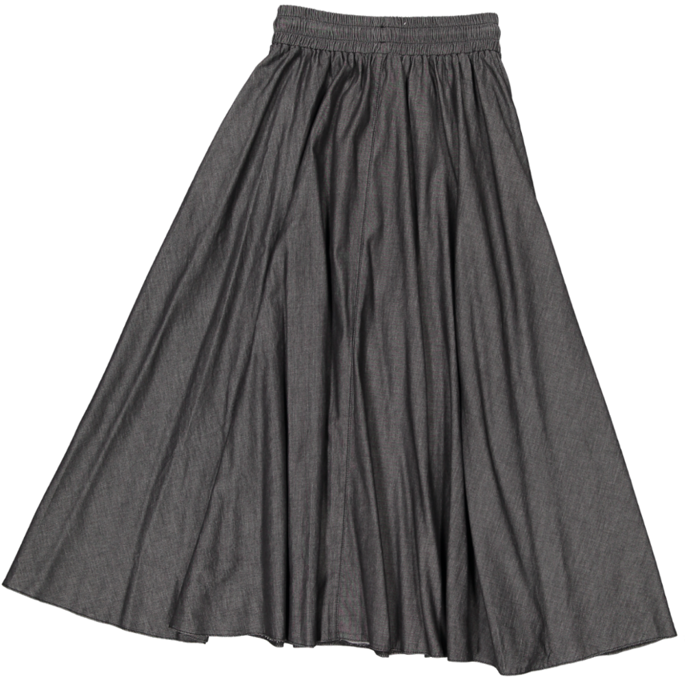 TRURO SKIRT 25A REG LENGTH-Black Denim