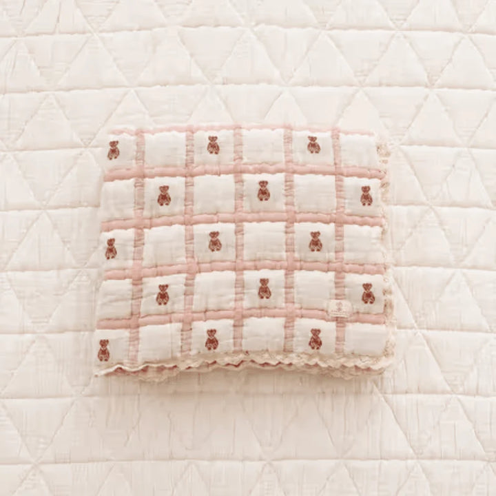 WHOLESALE KEEPSAKE QUILT - TEDDY PETAL