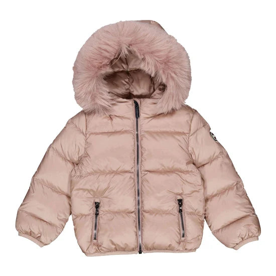 34000070E/2YO BABY HOODED JACKET - ROSE