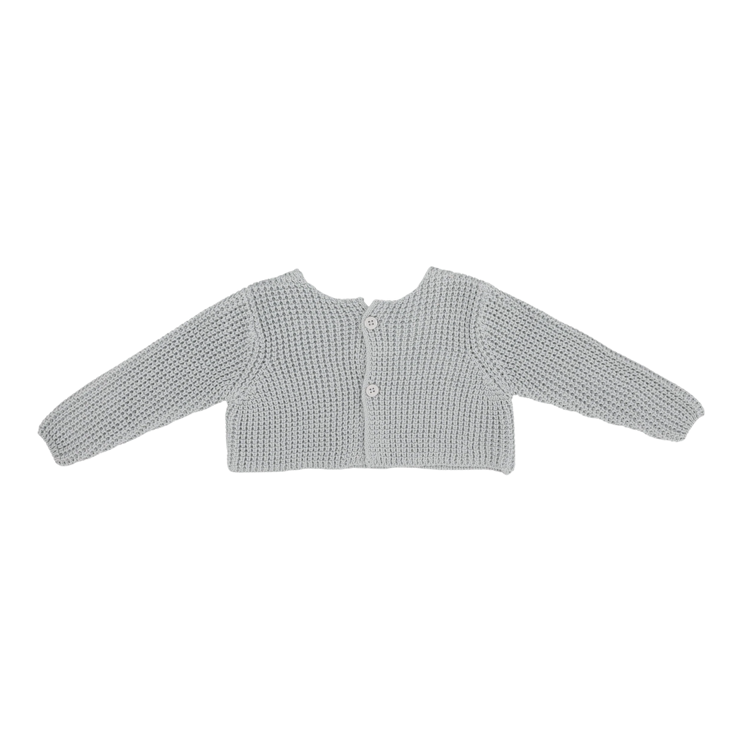 Chunky Knit Shrug-Classic-Pale Blue