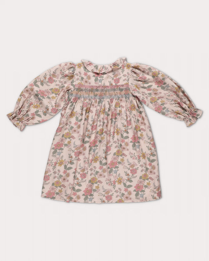 FC-FW26-00022 JEANETTE DRESS LONG - VISCOSE TWILL BLOOM