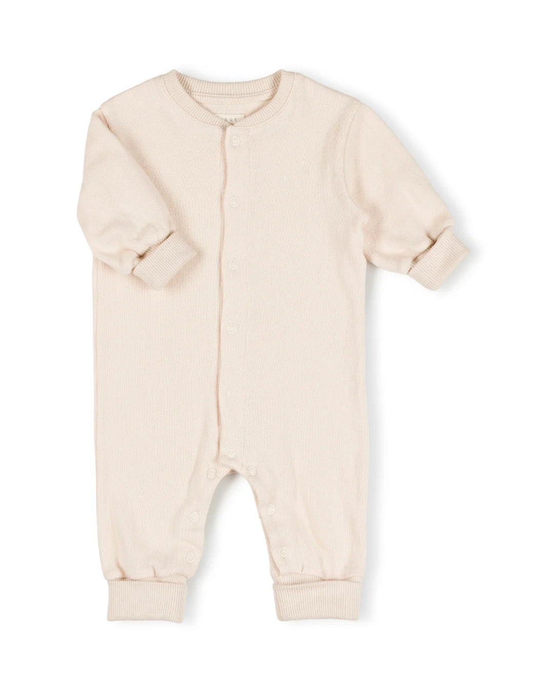 ON902 SNAP ONESIE SNOW