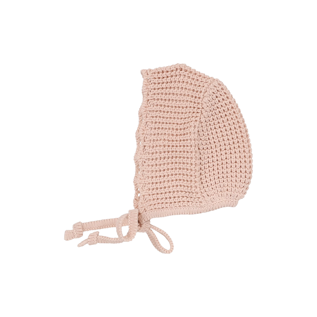 Chunky Knit Bonnet-Classic-Dusty Pink