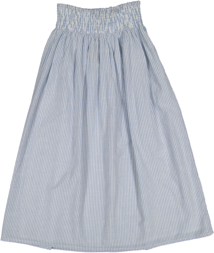 MOONBAY LONG SKIRT-Blue