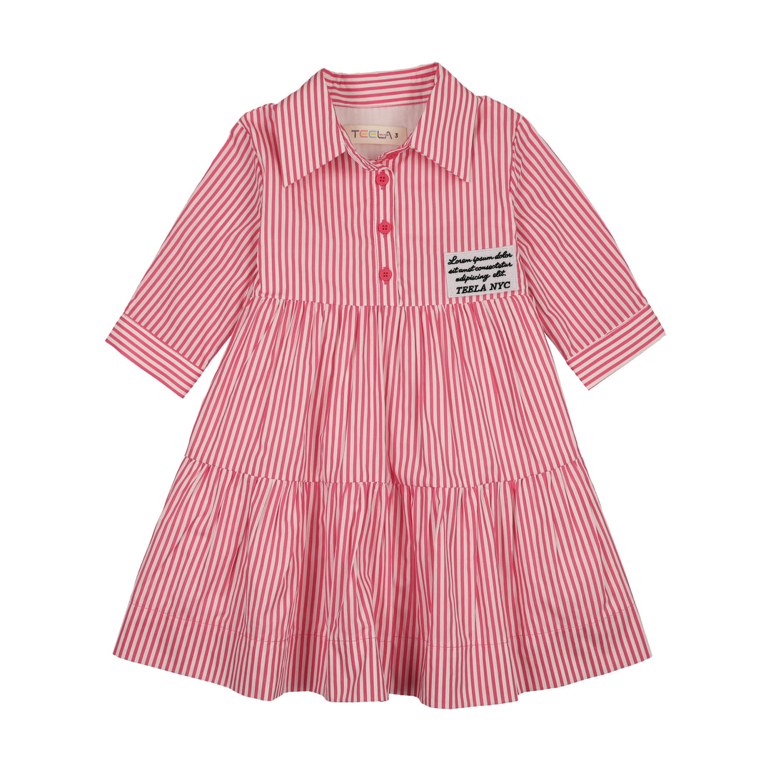22-020B-SEERSUCKER DRESS-PINK