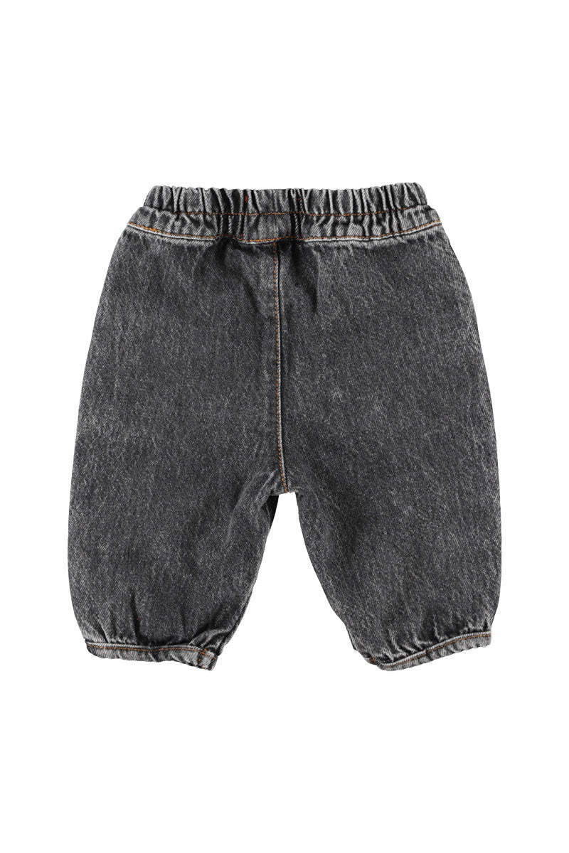 BB2611A BABY TROUSERS - WASHED BLACK DENIM