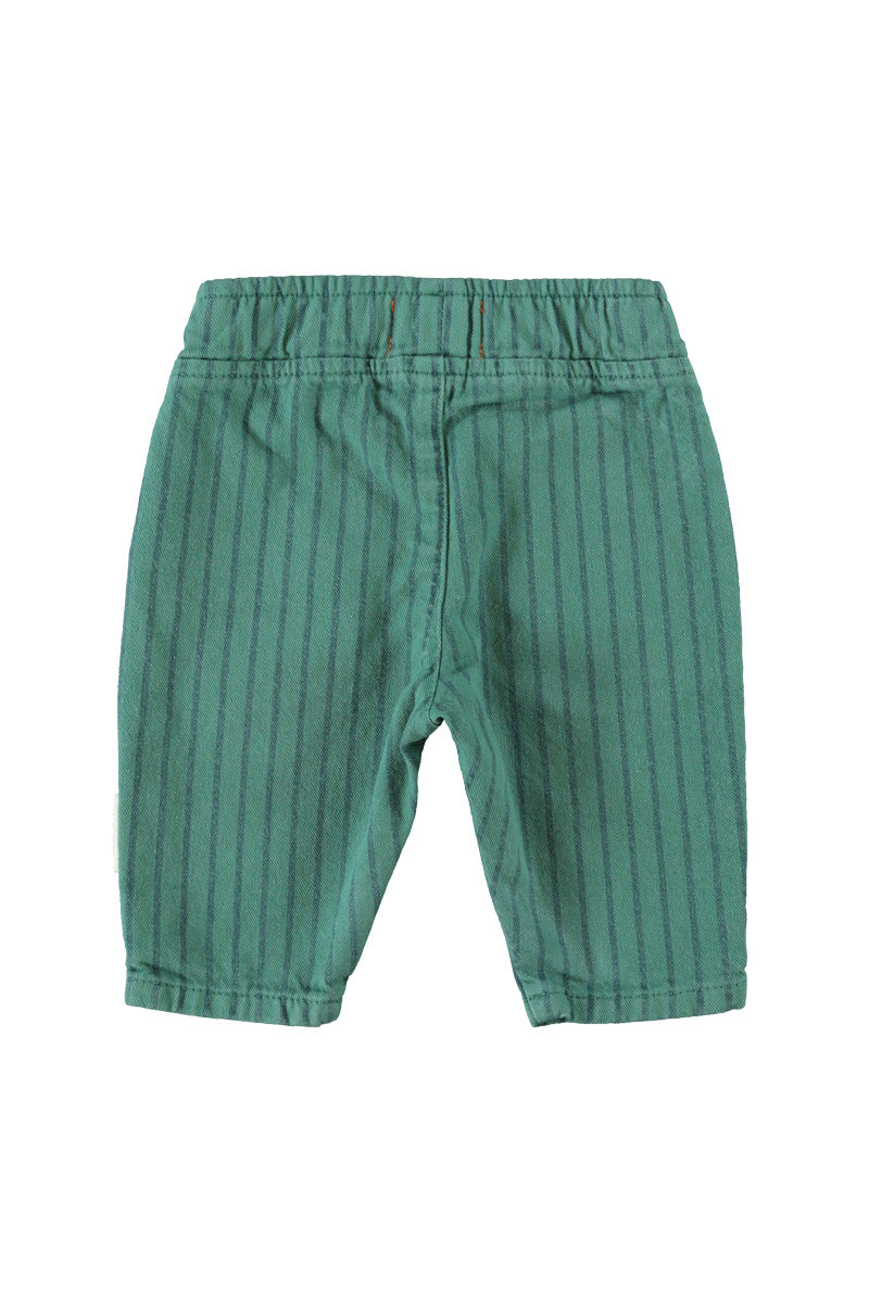 UN2602.B TROUSERS - GREEN W/ BLACK STRIPES