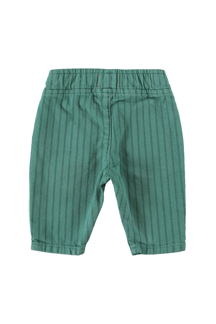 UN2602.B TROUSERS - GREEN W/ BLACK STRIPES