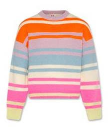 1247690 WANDA C-NECK STRIPE - MULTICOLOUR