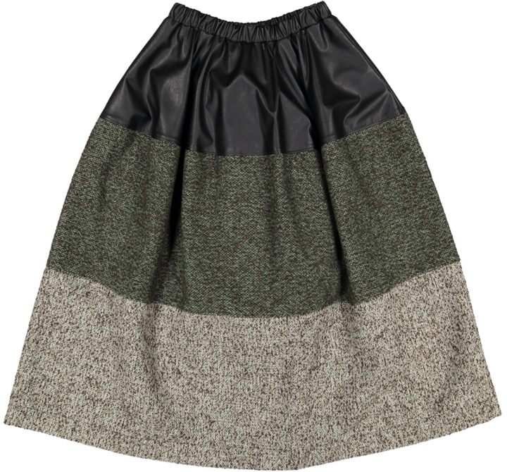 WOOD STONE SKIRT