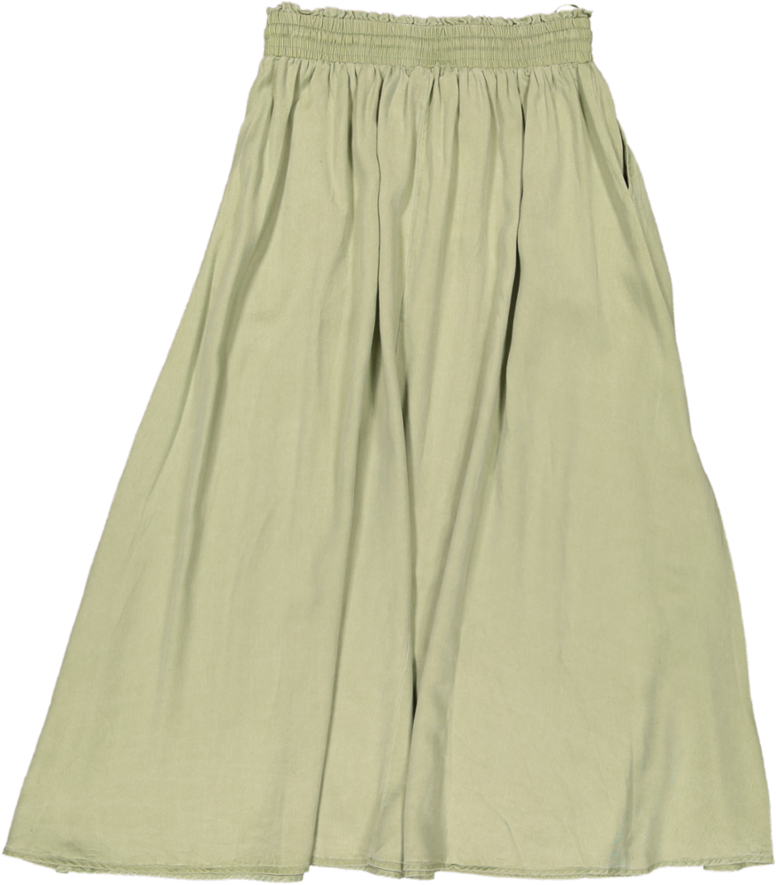 SN2644 MARILENA SKIRT - SOFT GREEN