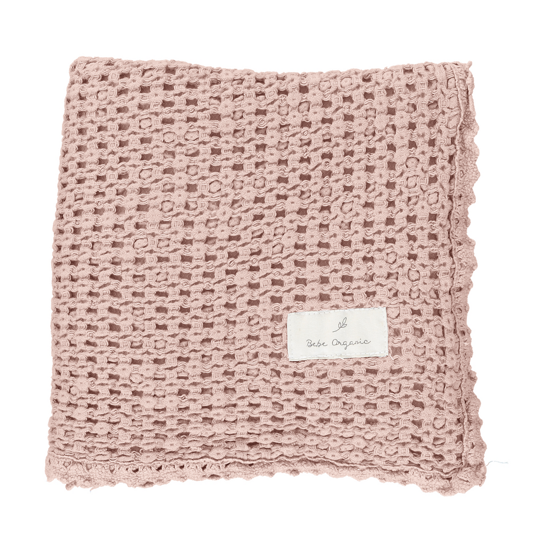 Bebe Organic Waffle Blanket - Dusty Rose Bebe Organic Waffle Blanket - Dusty Rose