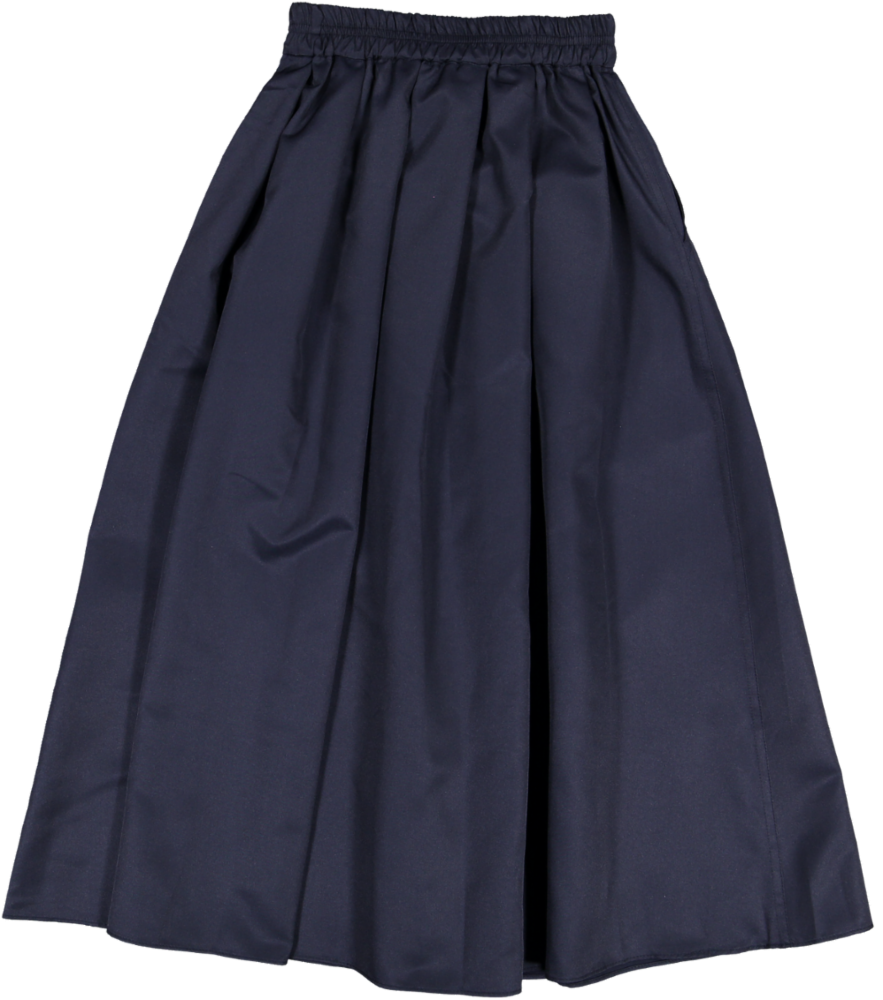 109-BALD SKIRT-Navy