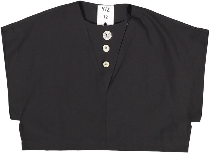 YZ26S-14 TOP - BLACK