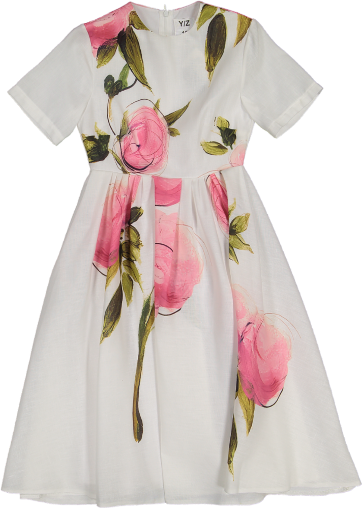 20-BEGONIA DRESS-White