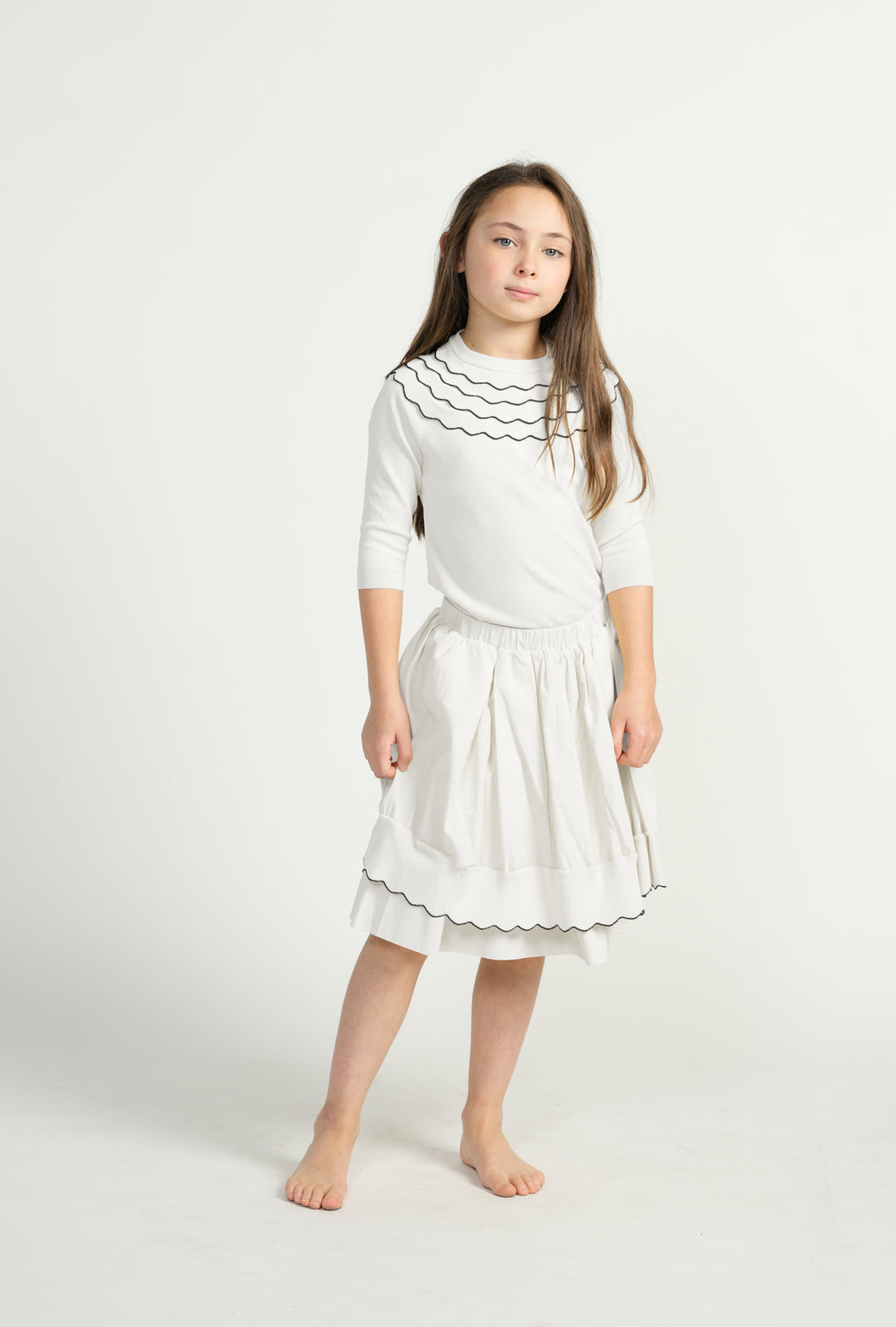 GSS2206-White Skirt