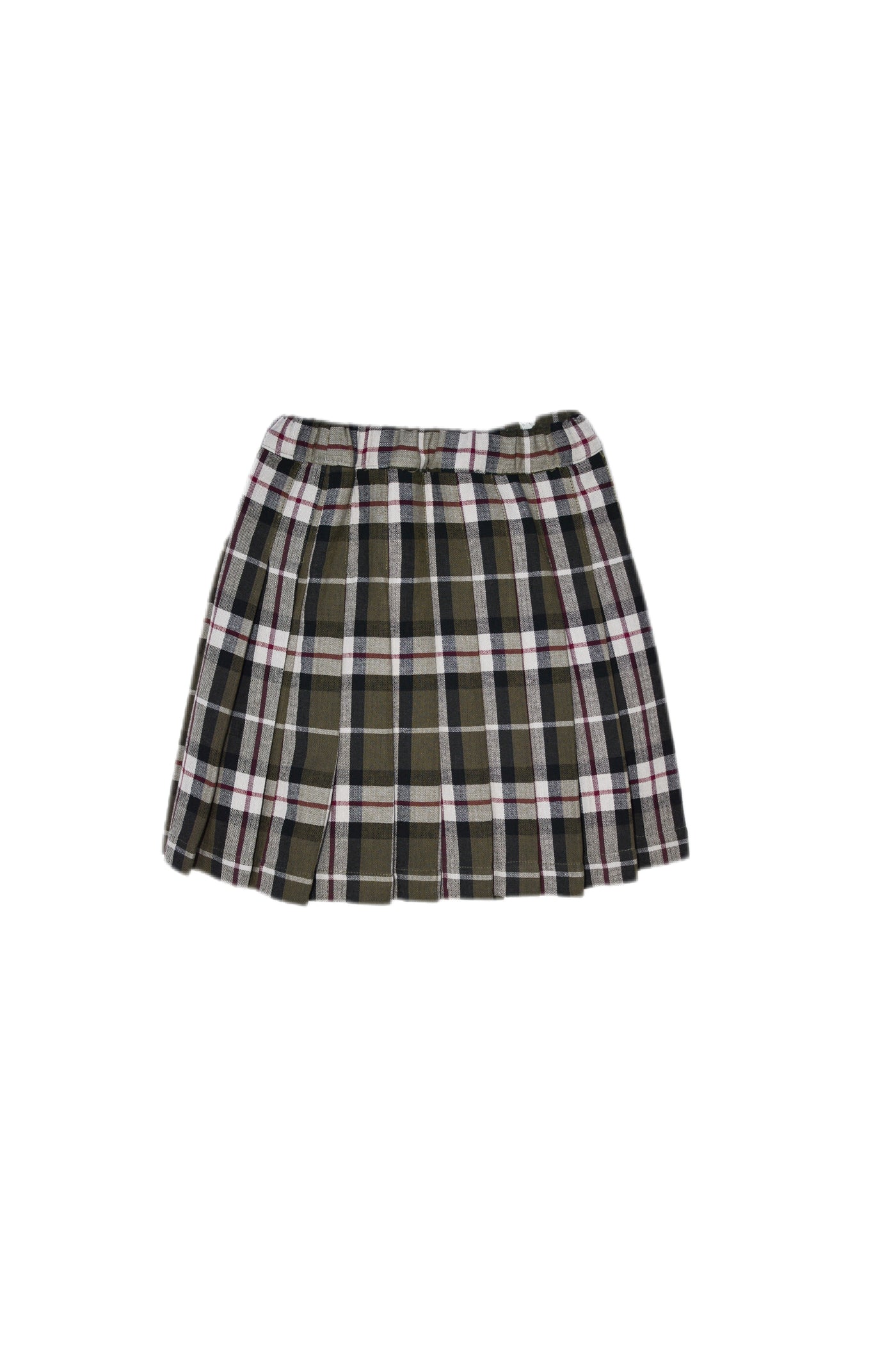 ALARA  PLEATED SKIRT KHAKI- BLACK-9