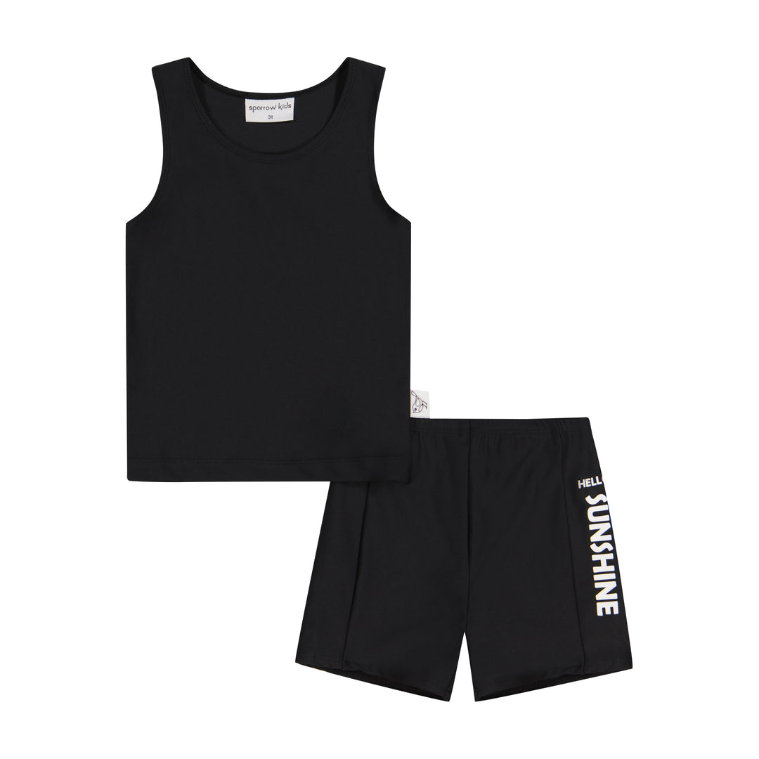Sunshine Bathing Suit Little Boy-Black