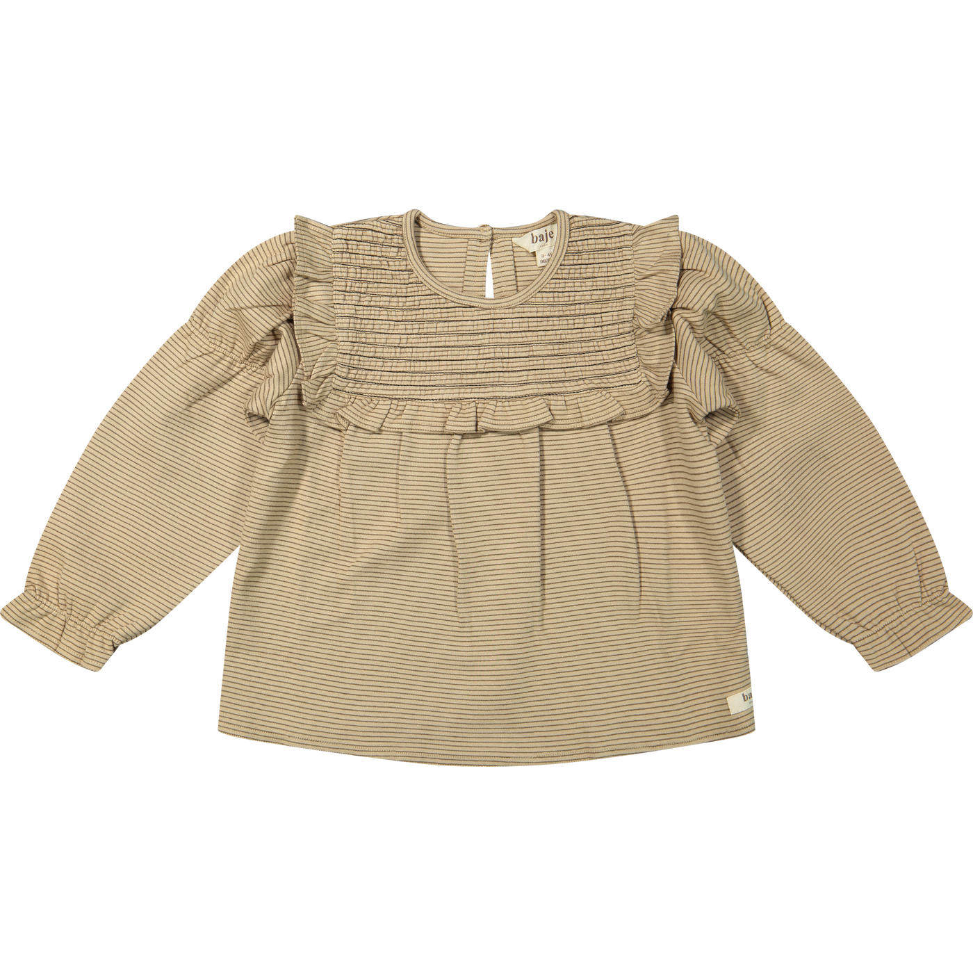 MATERA LONGSLEEVE-Smock Top Yarn-Dyed