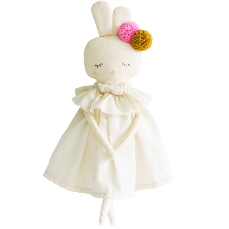 ISABELLE IVORY LINEN BUNNY