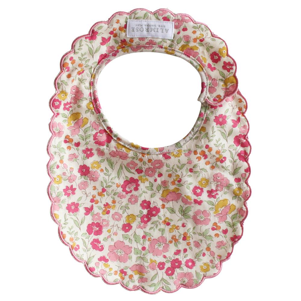 SCALLOP BIB ROSE GARDEN