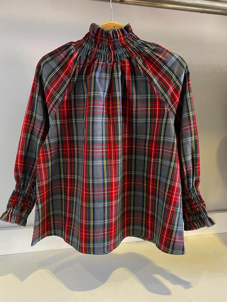 CRW22.4486-24 GREY/RED PLAID