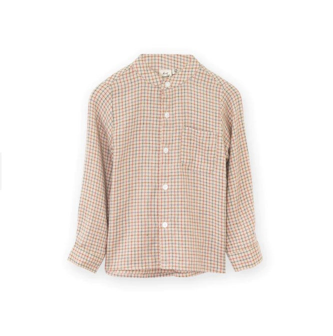 Shirt-Beige Country Check