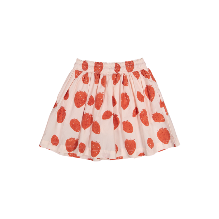 DOLLY SKIRT-Pink Strawberry