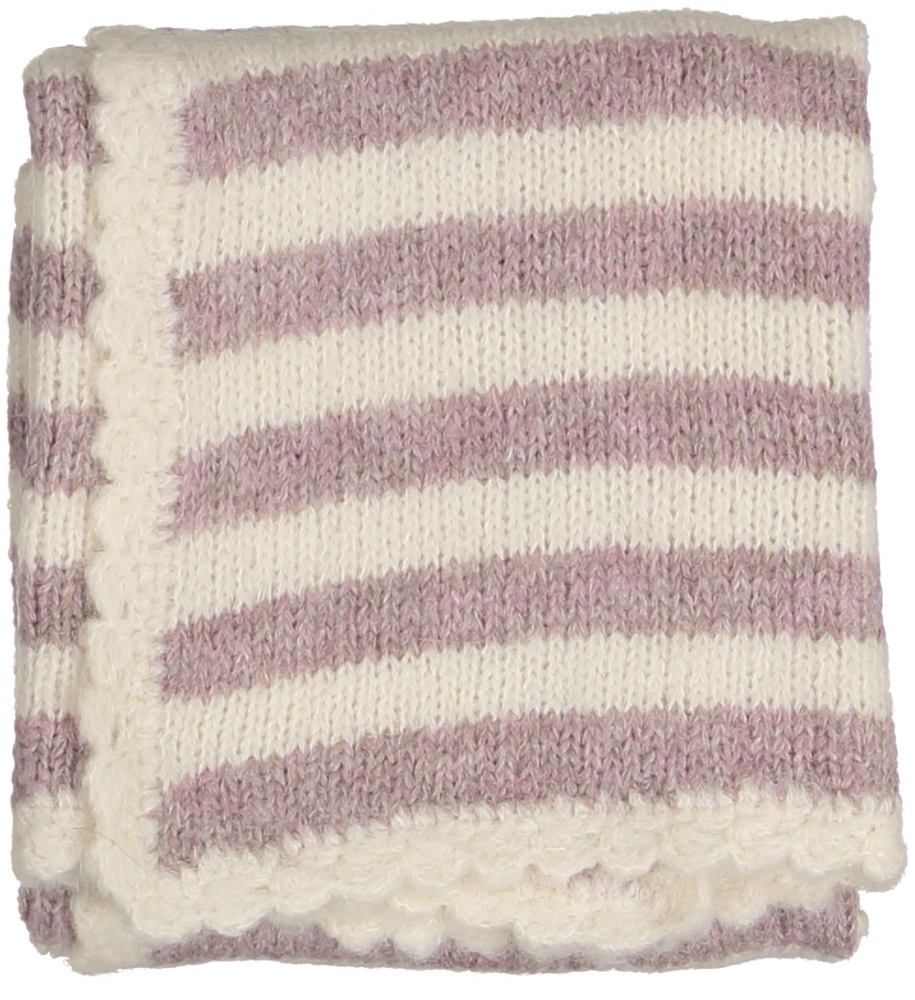 CJ27048 Blanket-Mauve Pink/Ivory