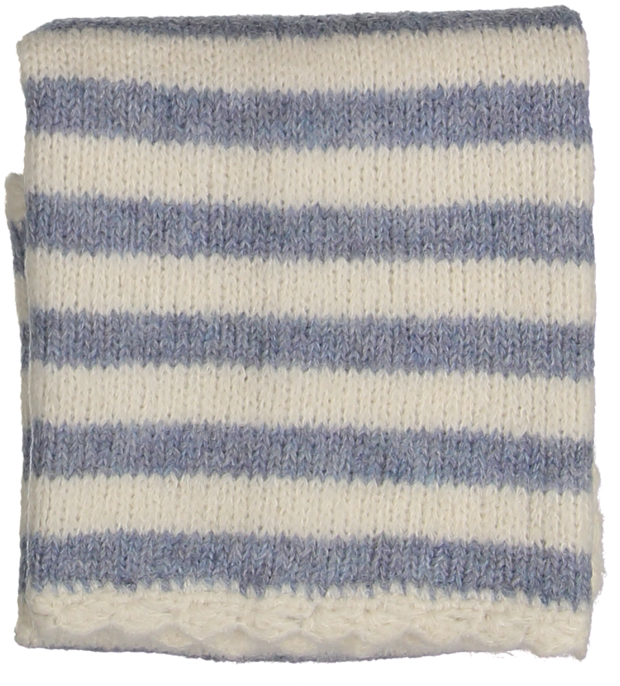 CJ27048 Blanket-Blue/Ivory