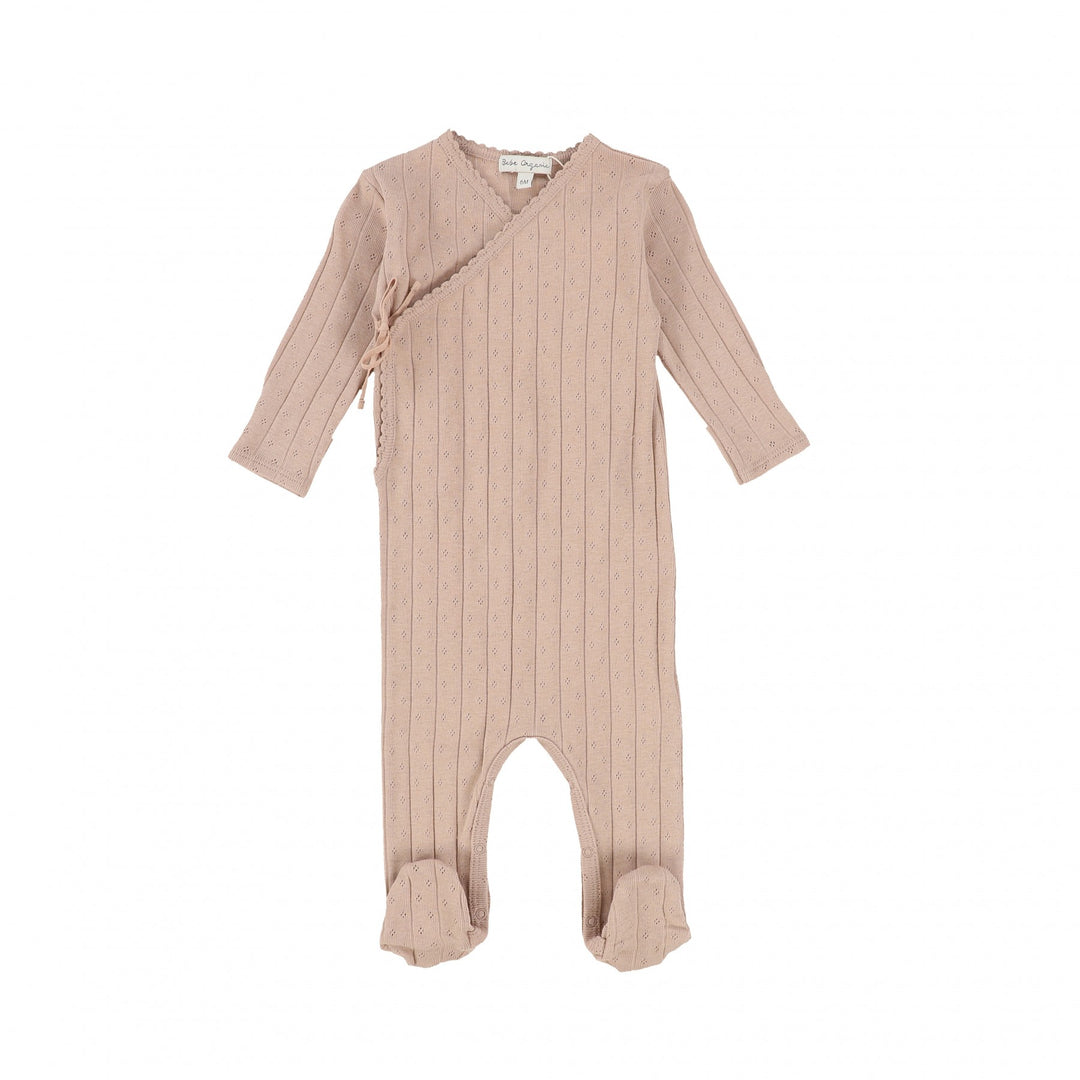 Bebe Wrap Overall-Dusty Rose