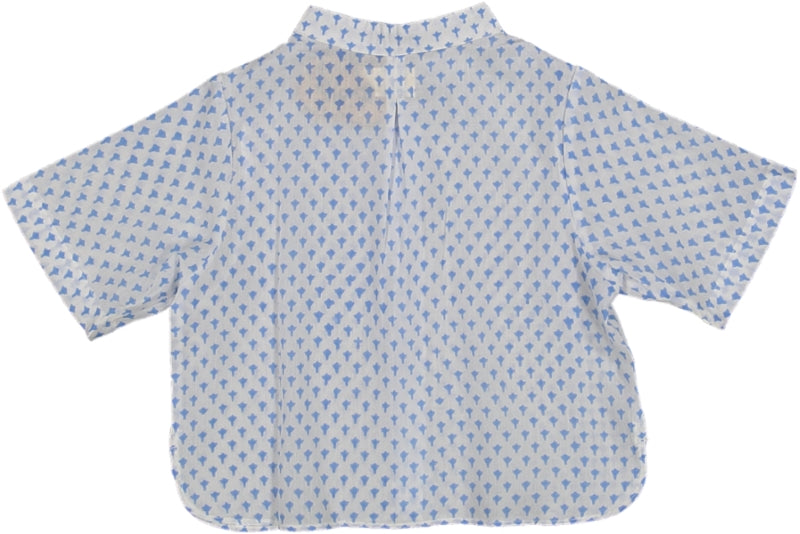 Little Paisley People BUTTI TOP-BLUE